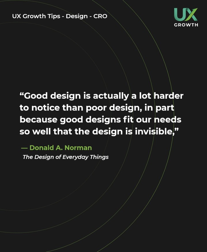 Good designs fit our needs: The key to effective UX/UI Design